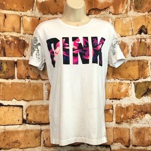 PINK ‘Victoria Secret’ Floral Print Tee